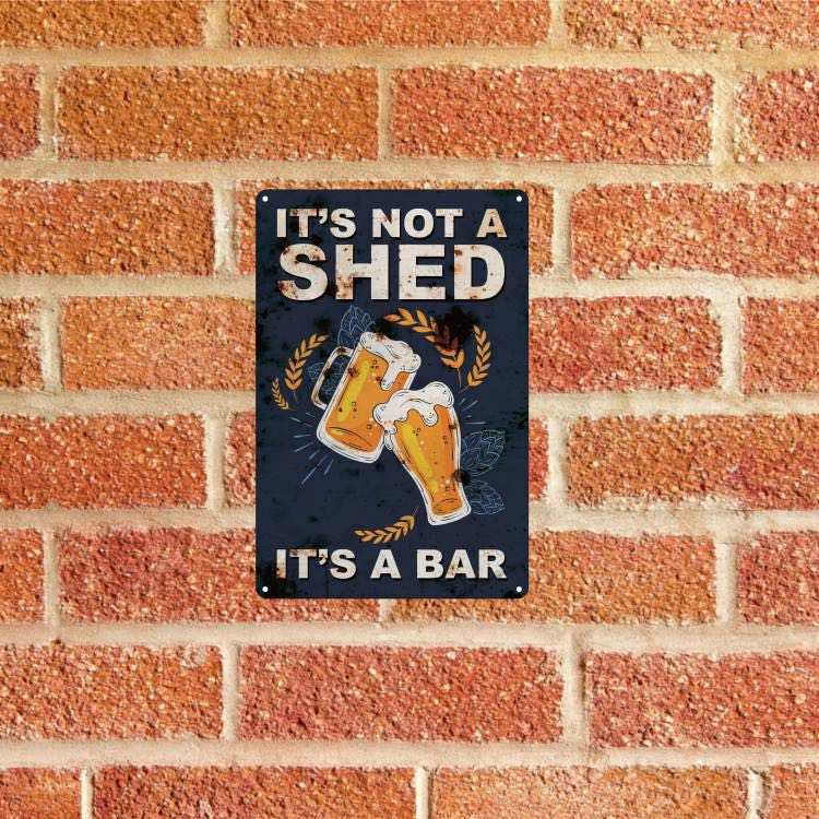 "It's not a shed" Metal Poster