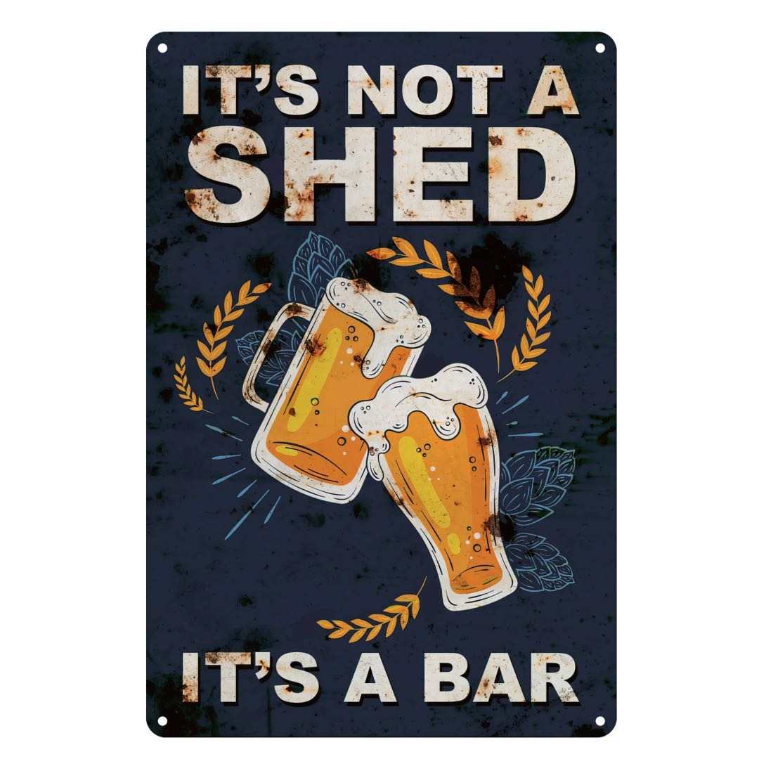 "It's not a shed" Metal Poster