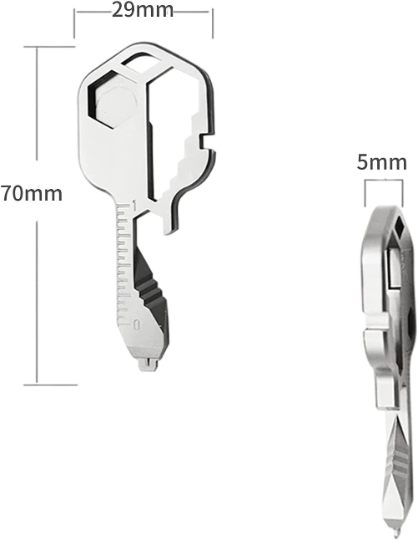 Key Shaped Multi Tool | Multi Tool Keychain | TheLadPad