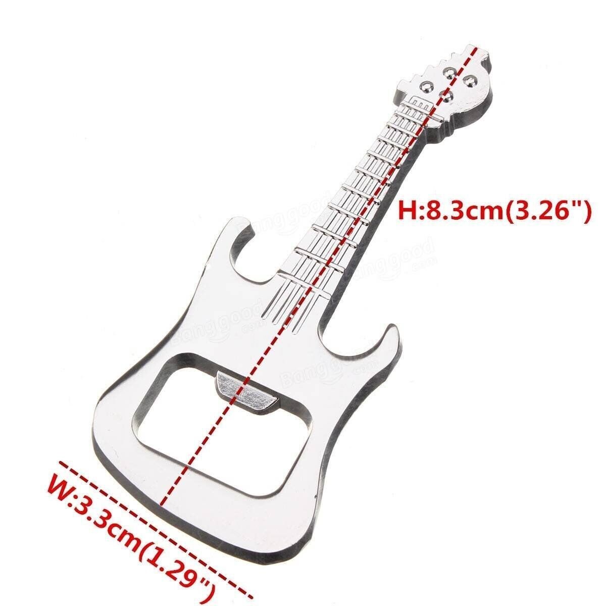 Guitar Bottle Opener | Music Lovers Keychain | TheLadPad
