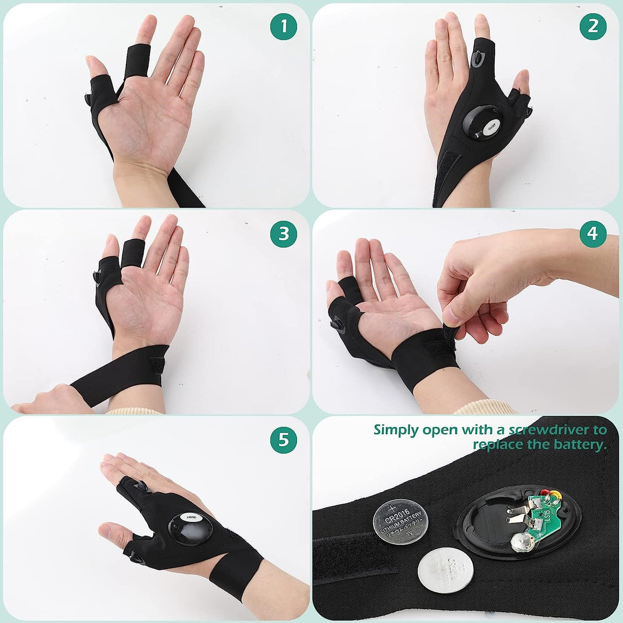 Gadget Glove with Lights | Gadget Glove | TheLadPad